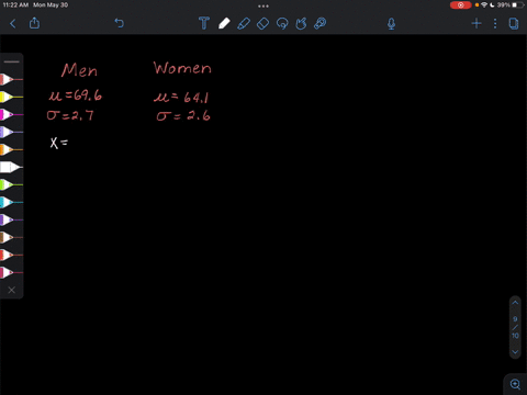 men-versus-women-the-average-20-to-29-year-old-man-is-696-inches-tall-with-a-standard-deviation-of-2-49526