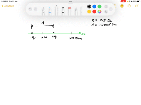 29-an-electric-dipole-consists-of-two-charges-25-pc-separated-by-10-x-10-4-m-and-centered-on-the-origin-if-the-dipole-is-oriented-along-the-x-axis-what-is-the-electric-field-at-x-15-cm-a-0-n-66453