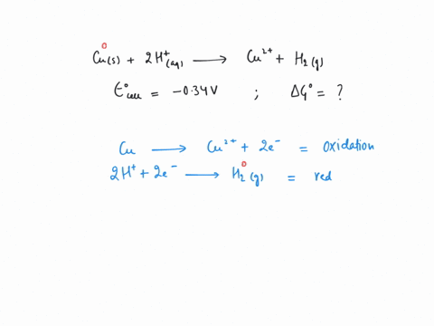 the-standard-cell-potential-e-cell-of-the-reaction-below-is-034-v-the-value-of-ag-for-the-reaction-is-kjmol-cu-s-2h-aq-cu2-aq-h2-g-41478