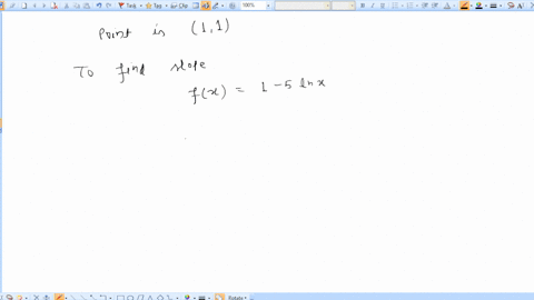 find-the-equation-of-the-line-tangent-to-the-graph-of-f-at-the-indicated-value-of-x-fx-1-5inx-x1-y-16175