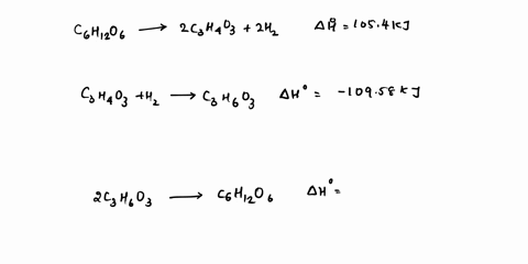 in-all-known-cells-the-metabolic-process-known-as-glycolysis-breaks-down-glucose-into-two-molecules-of-pyruvic-acid-c6h12o6s-2-c3h4o3l-2-h2g-delta-ho-1054-kj-glucose-if-the-cells-are-under-o-57092