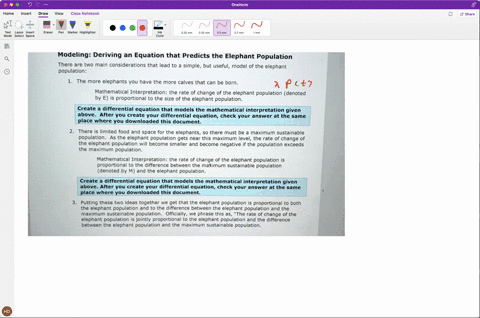 modeling-deriving-an-equation-that-predicts-the-elephant-population-there-are-two-main-considerations-that-lead-to-a-simple-but-useful-model-of-the-elephant-population-the-more-elephants-you-49239