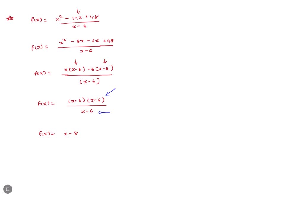 Solved Consider The Following Function Fx 14x2 Explain Why It Has A Removable 3528