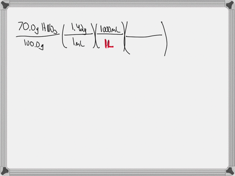 concentrated-nitric-acid-hno3-has-a-density-of-142-gml-and-is-700-nitric-acid-calculate-the-molarity-of-the-acid-if-300-ml-of-the-concentrated-acid-is-mixed-with-255-ml-of-water-01696