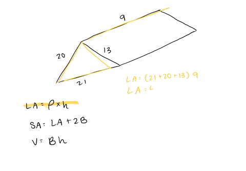 the-base-of-a-right-prism-is-a-triangle-whose-sides-are-of-lengths-13-cm-20-cm-and-21-cm-if-the-height-of-the-prism-be-9-cm-find-the-lateral-area-total-area-and-the-volume-of-the-prism