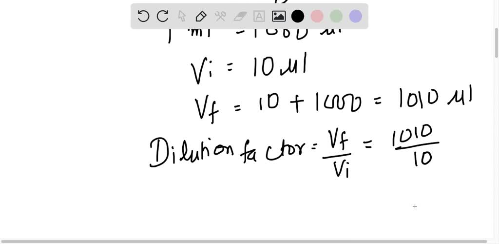 SOLVED You isolated some plasmid DNA. The A260 reading was 0.014 when you diluted 10 uL of DNA