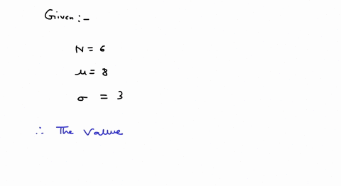 Construct a data set that has the given statistics. N = 6 μ...