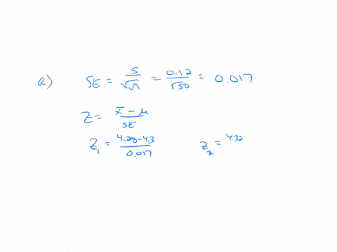 the-thicknesses-of-metal-plates-made-by-a-particular-machine-have-a-mean-of-43-mm-and-a-standard-deviation-of-012-mm-a-determine-the-probability-that-the-mean-plate-thickness-of-a-random-sam-79154
