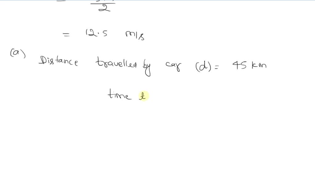 SOLVED: Convert 45 km/h to m/s. A car travels 45 km [N] in 0.70 h (a ...