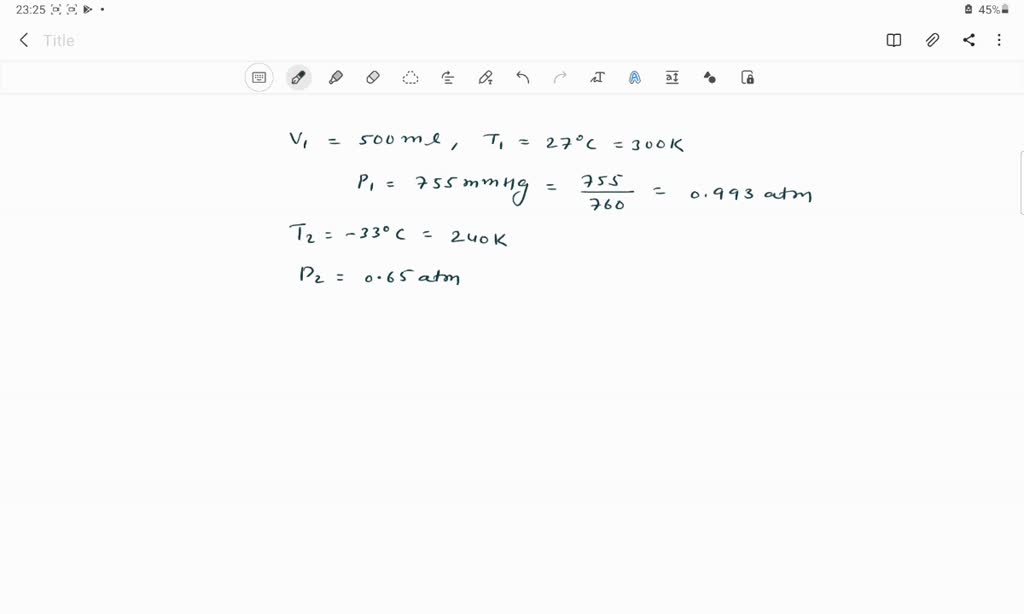 SOLVED Combined gas law problem A balloon is filled with 500.0 mL of