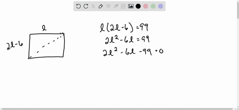 the-width-of-a-rectangle-is-6-less-than-twice-its-length-ifthe-area-of-the-rectangle-is-99-cm-what-is-the-length-of-the-diagonal-the-length-of-the-diagonal-is-cm-give-your-answer-to-2-decima-11723