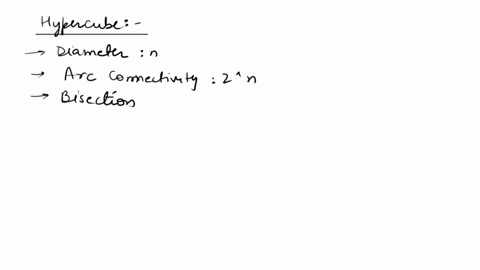 define-the-following-interconnection-network-metrics-diameter-arc-connectivity-bisection-width-and-cost-determine-the-values-of-these-metrics-for-a-hypercube-and-a-2-d-mesh-with-wraparound-c-85135