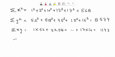given-are-five-observations-for-two-variables-and-y-10-13-17-52-58-45-15-16-the-estimated-regression-equation-for-these-data-is-y-6123-273_-compute-sse-sst-and-ssr-sse-to-2-decimals-sst-to-d-59356