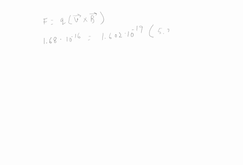 a-a-cosmic-ray-proton-moving-toward-the-earth-at-53107-experiences-magnetic-force-of-168-10-16-n-what-is-the-strength-of-the-magnetic-field-if-there-is-a-449-protons-velocity-angle-between-i-44442
