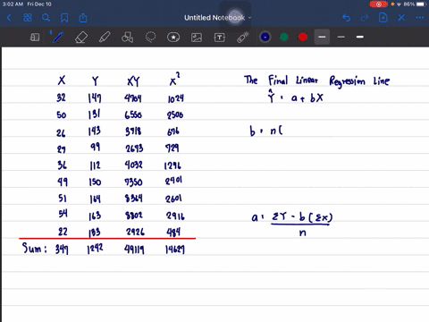 the-grades-of-a-class-of-9-students-on-a-midterm-report-x-and-on-the-final-examination-y-are-as-foll-26031
