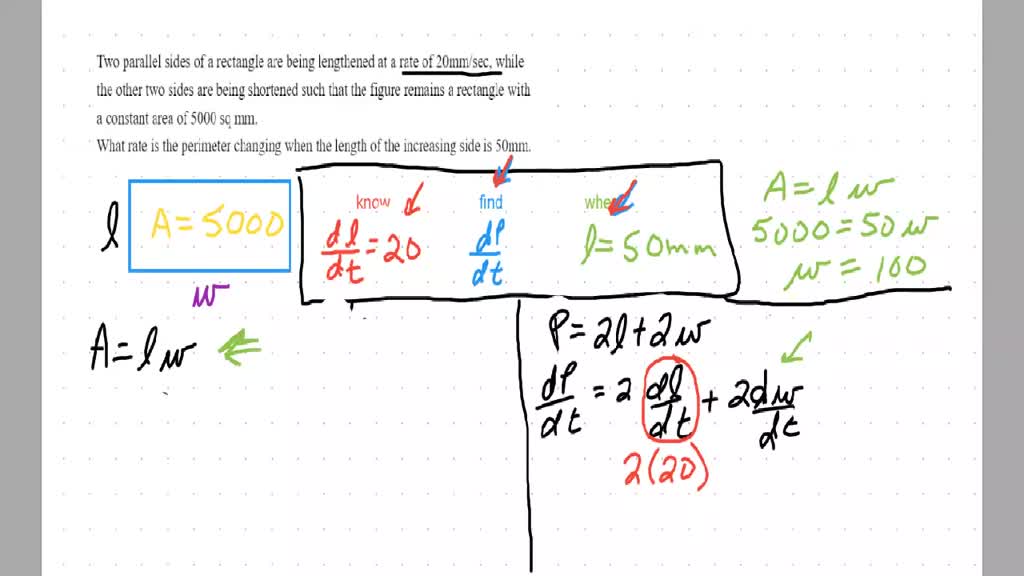 solved-two-parallel-sides-of-a-rectangle-are-being-lengthened-at-the