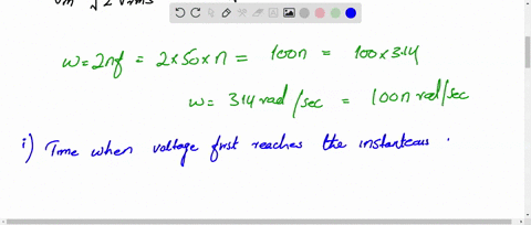 a-sinusoidal-alternating-voltage-has-an-rms-value-of-200-v-and-a-frequency-of-50-hz-it-crosses-the-zero-axis-in-a-positive-direction-when-t0-determine-a-the-time-when-voltage-first-reaches-t-24644