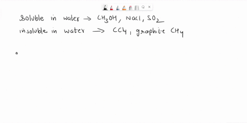 classify-the-substances-by-whether-they-are-soluble-or-insoluble-in-water-soluble-in-water-insoluble-or-very-low-solubility-in-water-answer-bank-ccl_-a-nonpolar-liquid-chsoh-a-polar-liquid-g-83015