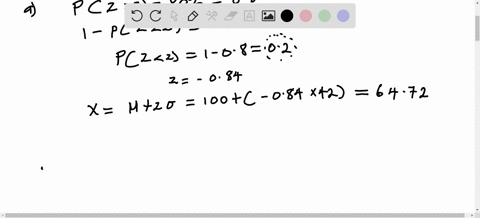 suppose-you-are-working-with-a-data-set-that-is-normally-distributed-with-a-mean-of-100-and-a-standard-deviation-of-42-determine-the-value-of-x-from-the-following-information-round-your-answ-43463
