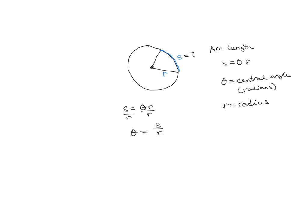 Solved Central Angles Approximate The Radian And Degree Measures Of The Central Angle 3888