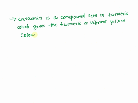how-does-turmeric-change-its-colour-in-an-alkaline-medium-45473