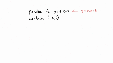 which-equation-describes-the-line-that-passes-through-the-point-5-6-and-is-parallel-to-the-graph-of-y-6x42-y-6x-36-y6x-41-fy-6x41-y-6x-36-55166
