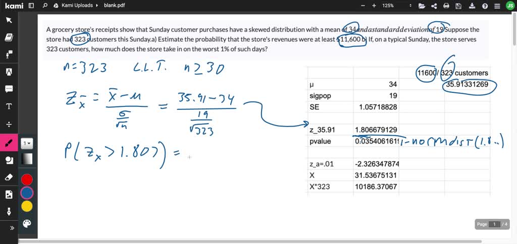 solved-a-grocery-store-s-receipts-show-that-sunday-customer-purchases