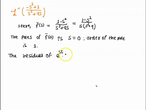 find-the-inverse-laplace-transform-of-the-following-expression-using-the-residue-theorem-fs-s21s39s-38171