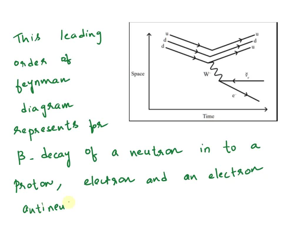 Solved (b) The Feynman Diagram Shows A Possible Decay Of, 54% OFF