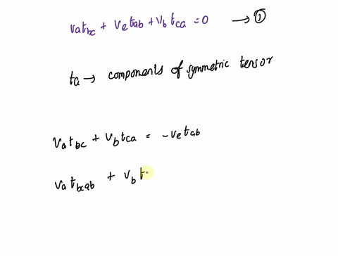 44-if-ta-are-the-components-of-a-symmetric-tensor-and-v-the-components-of-a-vector-show-that-if-vatbcvetabubtcao-then-either-tab0or-v0-79233