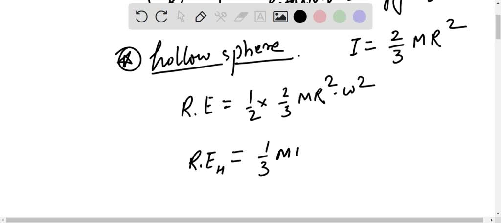 SOLVED: A uniform solid sphere of radius R has rotational kinetic