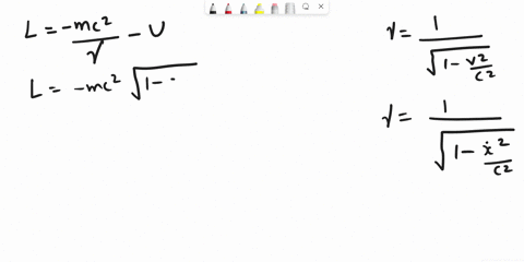 obtain-the-expression-for-the-generalized-momentum-for-the-relativistic-particle-when-the-mcl-lagrangian-of-this-particle-is-l-u-here-y-is-the-lorentz-factor-and-u-is-the-potential-encrgy-mu-07878