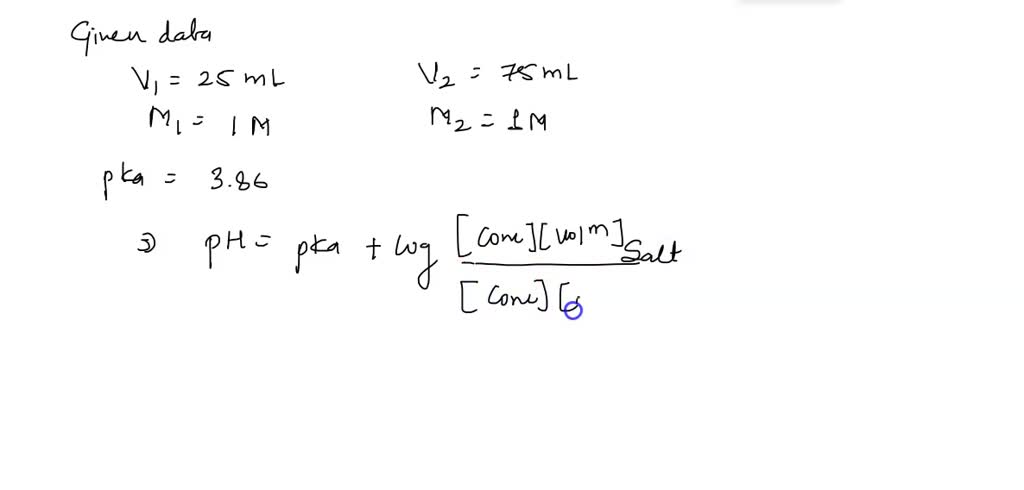 VIDEO solution: 4 Calculate the pH of a buffer solution prepared by ...