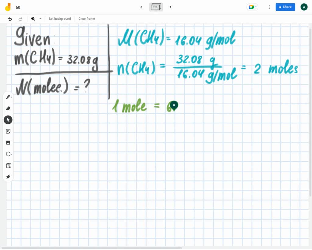 Ch4 Molar Mass