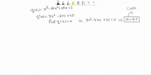 for-the-following-function-a-give-the-coordinates-of-any-critical-points-and-classify-each-point-as-a-relative-maximum-a-relative-minimum-neither-b-identify-intervals-where-the-function-is-i-84007