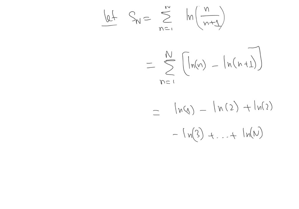 SOLVED: Determine whether the series is convergent or divergent by ...