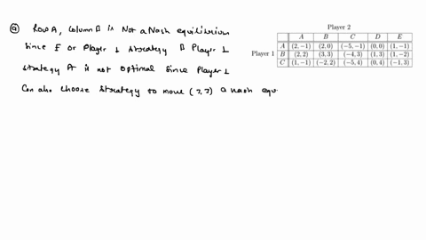 considler-the-following-non-zero-sum-game-in-each-entry-the-first-number-is-player-1s-payoff-and-the-second-number-is-plaver-2s-player-2-20-00-1-1-33-43-13-1-2-22-54-04-131-plaver-recall-at-39218
