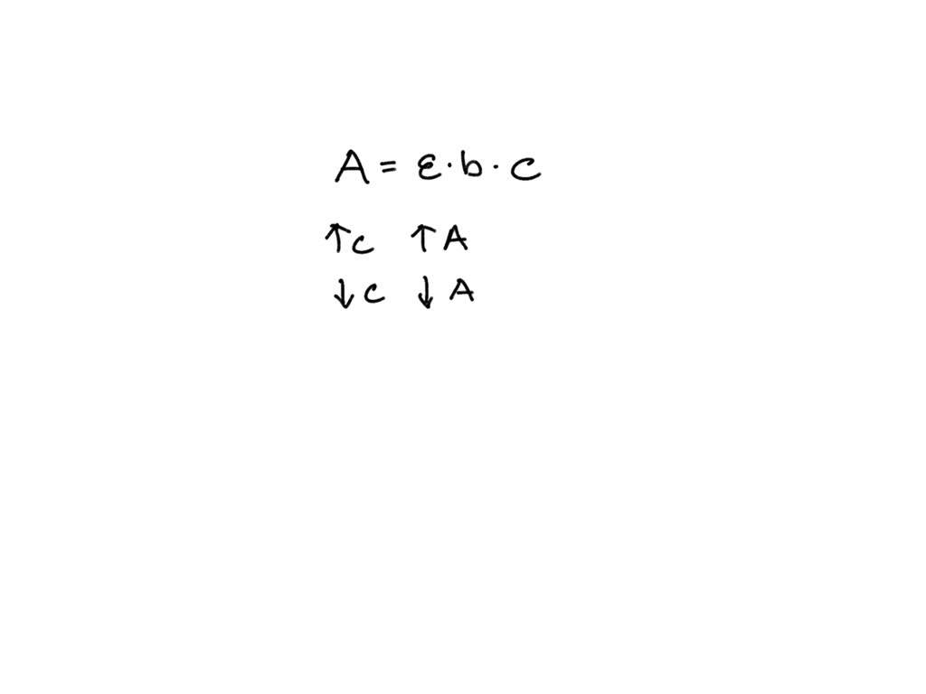 SOLVED: '(a) Prove the relationship between the absorbance and ...