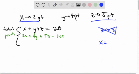 on-a-28-question-test-there-are-2-point-questions-4-point-questions-and-5-point-questions-the-test-is-worth-a-total-of-100-points-there-are-twice-as-many-2-point-questions-as-5-point-questio-24556