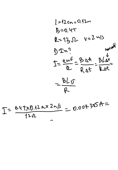 pair-of-parallel-conducting-rails-that-are-l-12-cm-apart-lies-at-right-angles-to-a-uniform-magnetic-field-of-04t-directed-into-the-page-as-shown-in-the-figure-below-a-r-13-s2-resistor-connec-39973