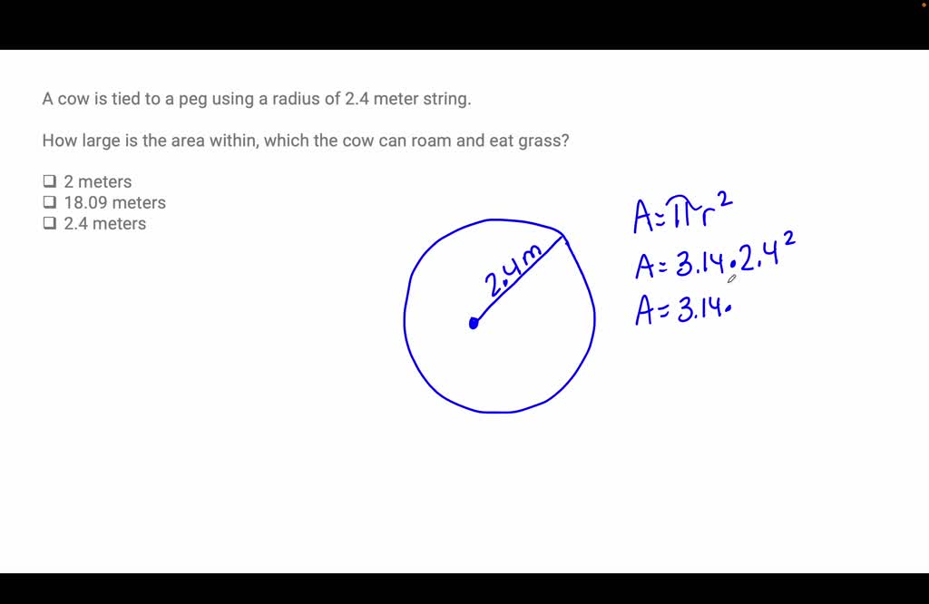 solved-a-cow-is-tied-to-a-peg-using-a-2-4-meter-string-how-large-is