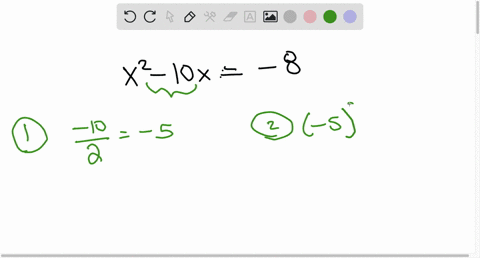 use-completing-the-square-to-solve-the-equation-x2-10x-8-which-equation-is-used-in-the-process-x2-10x-25-17-x2-10x-25-8-x2-10x-25-33-75188