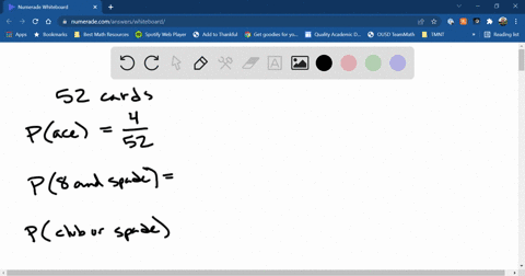 if-one-card-is-drawn-from-a-deck-find-the-probability-of-getting-these-results-enter-your-answers-as-fractions-or-as-decimals-rounded-to-3-decimal-places-a-an-ace-pace-b-an-8-and-a-spade-p-8-55162