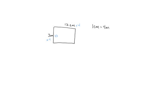 a-scale-drawing-of-a-cafeteria-is-drawn-on-centimeter-grid-paper-as-shown-the-scale-is-1-cm-4-m-redraw-the-rectangle-on-centimeter-grid-paper-using-a-scale-of-1-cm-6-m-08643