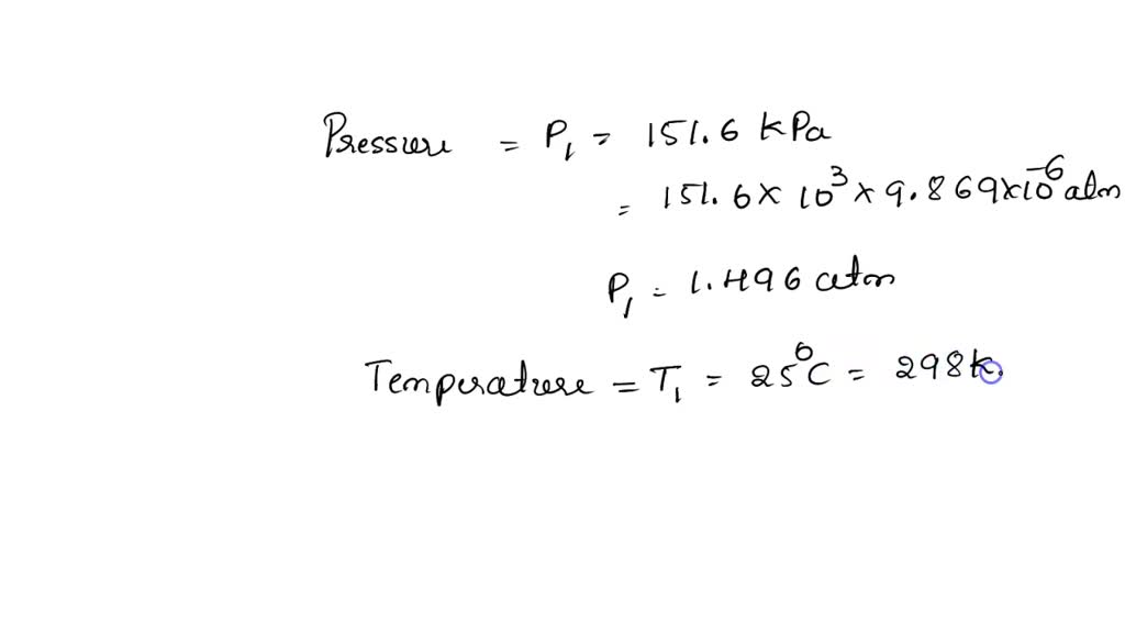 SOLVED The gas pressure in an aerosol can is 151.6 kPa at 25.0Â°C