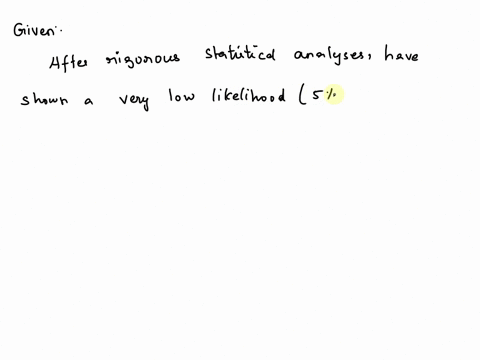 after-rigorous-statistical-analyses-have-shown-a-very-low-likelihood-usually-5-or-less-of-a-result-having-occurred-by-chance-alone-the-result-is-said-to-be-____-a-due-to-sampling-error-b-pro-93013