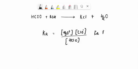 calculate-the-ph-for-each-case-in-the-titration-of-500-ml-of-0170-m-hcloaq-with-0170-m-kohaq-use-the-ionization-constant-for-hclo-what-is-the-ph-before-addition-of-any-koh-what-is-the-ph-aft-55008