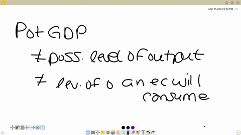 which-description-most-closely-defines-potential-gdp-a-possible-level-of-output-projected-for-the-near-future-the-level-of-output-an-economy-will-consume-for-each-price-level-the-level-of-output-an-ec