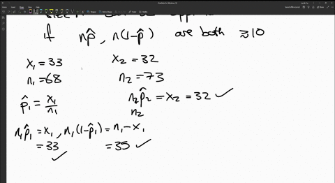 determine-whether-a-normal-sampling-distribution-can-be-used-for-the-following-sample-statistics-if-it-can-be-used-test-the-claim-about-the-difference-between-two-population-proportions-p1-and-p2-at-2
