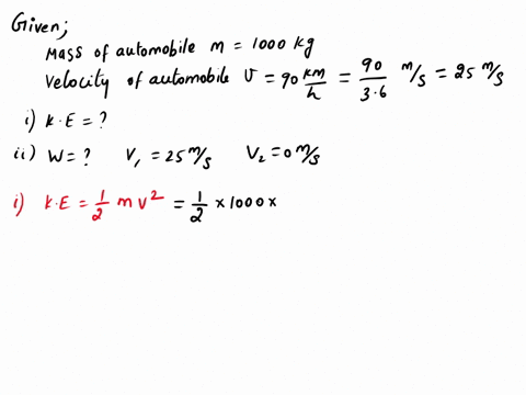a-what-is-the-kinetic-energy-in-joules-of-a-1000-kg-automobile-traveling-at-90-mathrmkm-mathrmh-b-ho-97535